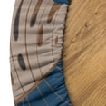 thumbnail image 5 of Ambesonne Tropical Fitted Round Tablecloth, Exotic Botanical Abstract, 56"- 60" Diameter, Dark Lavender and Grey Teal, 5 of 5