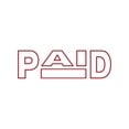 thumbnail image 4 of Stamp-Ever Pre-Inked Message Stamp – Paid, Red Ink – Impression Size: 9/16" x 1-11/16", 4 of 9