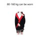 thumbnail image 3 of Minnieouse Poncho grueso de invierno para mujer con capa de borlas, chal cálido para fiestas, accesorio para vestir, viajes al aire libre Accesorios de disfraces negro rojo, 3 of 6