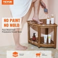 thumbnail image 2 of Vevor CWDSL1775INCVD6RIV0 18.5 x 17.75 in. Corner Shower Bench, 2 of 11