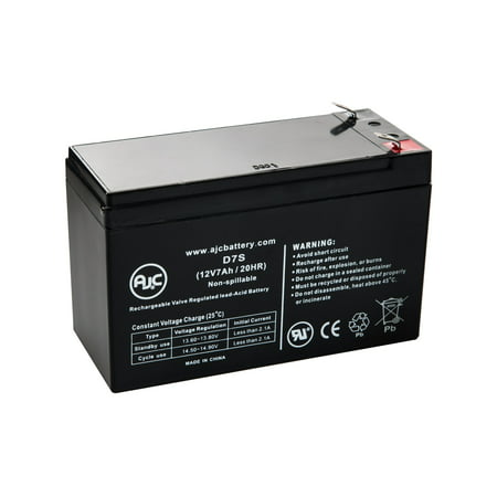 Vision CP1270-F2 12V 7Ah Sealed Lead Acid Battery - This Is an AJC Brand Replacement