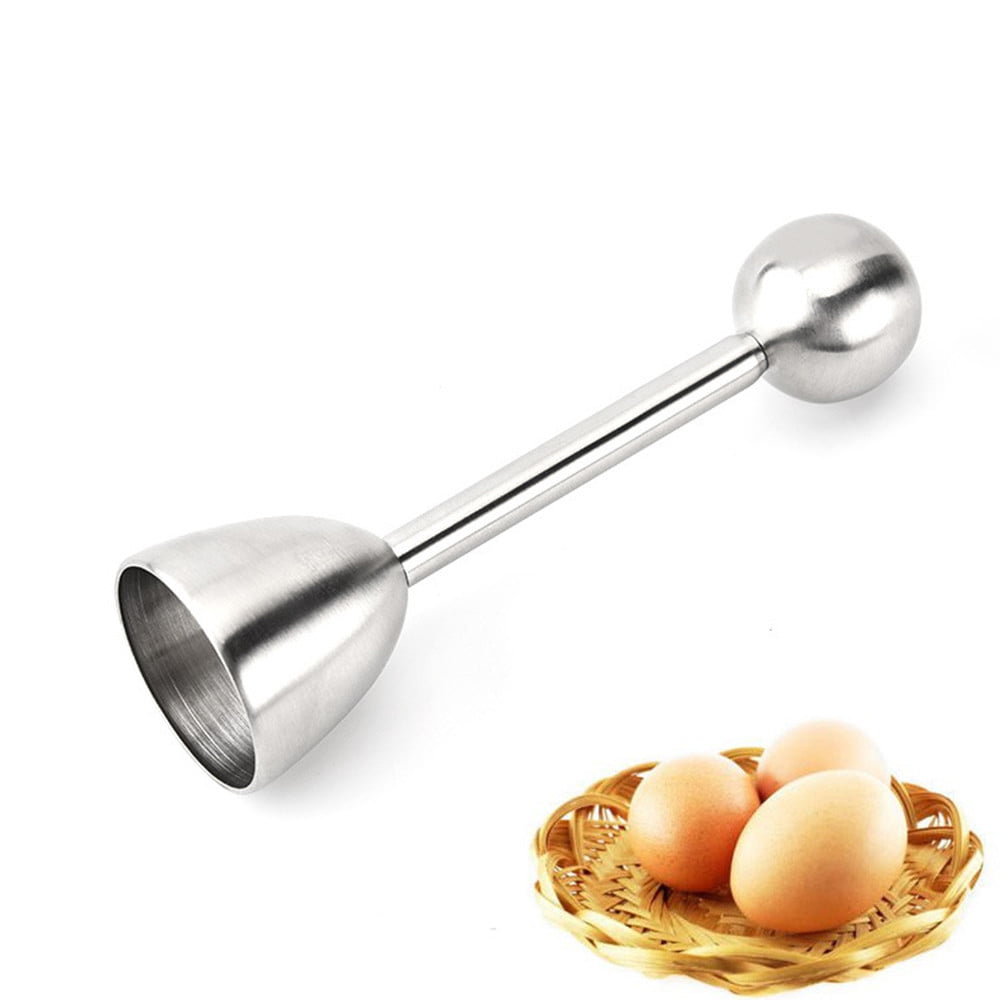 Stainless Steel Egg Shell Opener Topper Cutter Cracker Knocker Kitchen Tool SL
