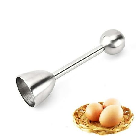 

2PC Kitchen Opener Boiled Stainless Topper Steel Tool Shell Egg Knocker Kitchen Top Kitchen Dining Bar Cookware Sets