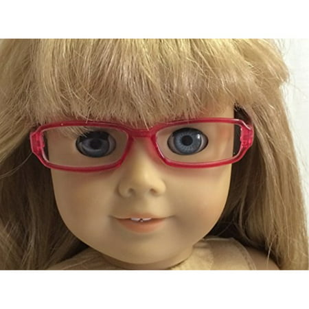 Pink Rimmed Eyeglasses fits 18 inch American Girl Dolls