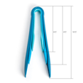 thumbnail image 2 of Set of 4 Colorful Plastic Food Tongs for Bread and Vegetables Kitchen Tools, 2 of 7