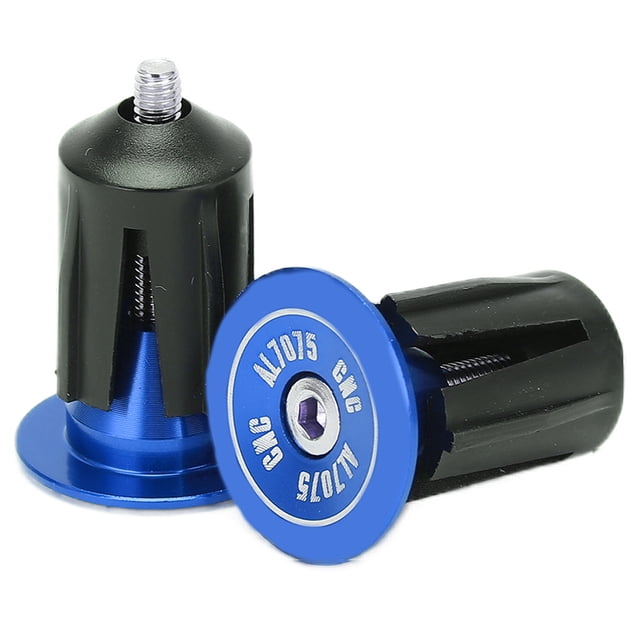 Bouchon de Guidon, Bouchon de Prise de Bicyclette en Plastique Durable Remplaçable Pratique Installation Rapide pour Pièces de Rechange Noir,Rouge,Bleu,Violet