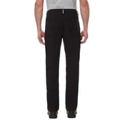 CAT Caterpillar Men's Fleece Lined Canvas Work Pants Straight Leg in Black, Size 32x30