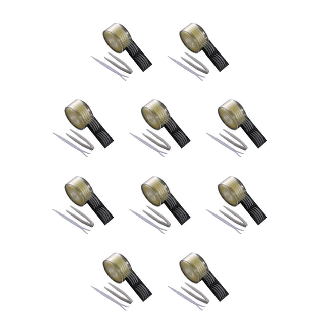 Qarigey 1 rollo de cinta delgada para párpados, horquilla auxiliar, pegatina autoadhesiva, herramienta de elevación de pestañas, tiras de elevación tipo 5 10piezas Qarigey CBP476060
