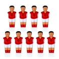 thumbnail image 1 of EeaseMX 9 piezas de futbolín de plástico para niños, accesorios de plástico para muñecas (rojo), 1 of 7