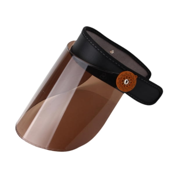 Máscara de soldadura Equipo de protección profesional premium Portátil Protector facial Marrón con hebilla
