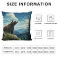 thumbnail image 5 of ARISTURING TUNW Vintage Wood Forest Wild Animals Bear Deer Wolf Throw Pillows Farmhouse Wildlife Cushion Cover Decorative Pillowcase for Camper RV Home,Campers Camping Lovers Gifts, 5 of 5