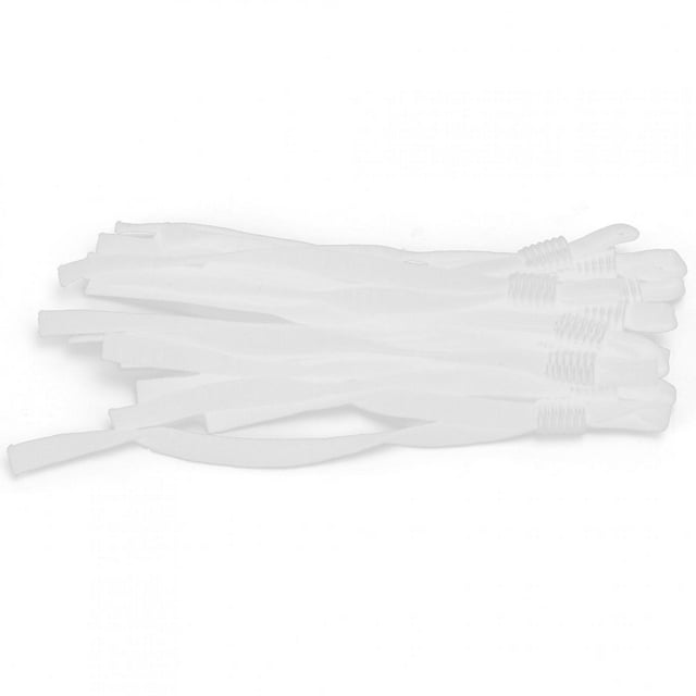 Bandes Élastiques Réglables, Boucle Respirante, Durable pour Bricolage Couture Noir, Blanc