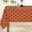 Rust, variant on Moroccan Polyester Tablecloth for Rectangle Tables, Waterproof Satin Resistant Washable Dining Table Protector for Holiday, Party, Rust, 60 x 84 Inch