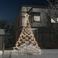 thumbnail image 2 of vidaXL Christmas Tree with Metal Post LEDs Xmas Decoration Multi Colors/Sizes, 2 of 49