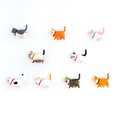thumbnail image 1 of KAUKKO 9 PCS Cute Fridge Magnets Refrigerator Stickers for Whiteboard,Cabinets,Notes,Calendar,Map,Photo Decoration Gift for Cats Lovers, 1 of 5