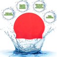 thumbnail image 3 of Adult Solid Color Clean High Elastic Silicone Swim Cap, 3 of 5