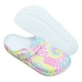 thumbnail image 2 of Zuecos de enfermera estampados, zapatillas de trabajo sanitarias antideslizantes, transpirables, plantilla suave, cómodos de enfermería para , Rosa 41 Soledad pantuflas de lactancia, 2 of 7