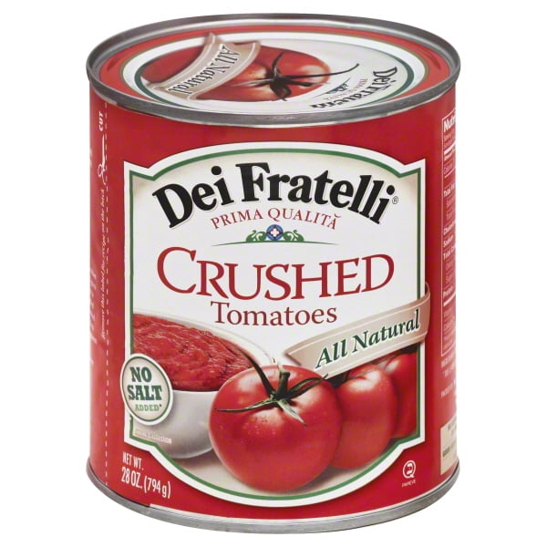 (6 pack) Dei Fratelli Crushed Tomatoes, No Salt Added, 28 Oz