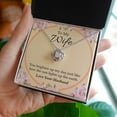 thumbnail image 3 of To My Wife You Brighten Up My Day Infinity Knot Necklace Message Card, 3 of 7