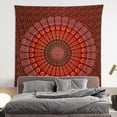 thumbnail image 2 of Tapiz mandala con diseño de pavo real de Bless International para colgar en la pared, 215 x 230 cm, 2 of 8