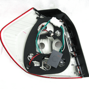 Ikon Motorsports Compatible with 08-11 BMW E87 1 Series 120i 125i 128i 130i 135i LED Red Clear Tail Lights