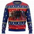 thumbnail image 5 of Suéter feo de Navidad para niños de Gorillaz, suéter de dibujos animados de anime para mujeres y hombres, sudadera con capucha para parejas de nueva moda 2025, 5 of 5