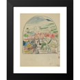 thumbnail image 2 of Edvard Munch 12x14 Black Modern Framed Museum Art Print Titled - Untitled 14, 2 of 5