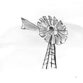 thumbnail image 3 of Paschke, Chris 20x20 Black Modern Framed Museum Art Print Titled - Windmill VII BW, 3 of 5