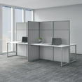 thumbnail image 3 of Easy Office 60W 4 Person Desk with 66H Panels in White - Engineered Wood, 3 of 3