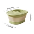 thumbnail image 3 of YiJuHui Foldable Foot Bath Bucket with Lid Insulated Portable Foot Soaking Basin for Home Spa, Ergonomic Massage, Heat Retention & Device Stand, 3 of 6