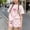 Pink, variant on Girls Summer 2-Piece Outfit Set, Short Sleeve Graphic T-Shirt and Elastic Waist Shorts, Kids Casual Cotton Blend Playwear Set Pink Size 4-5 Years