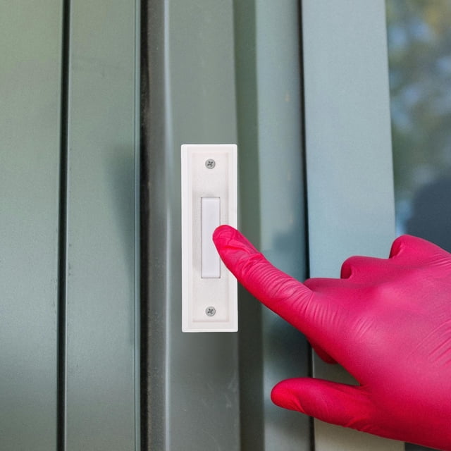 FOMIYES Reemplazo De Botón Para Timbre Vintage Color Beige Para Instalación Fácil En Puertas Y Pasillos