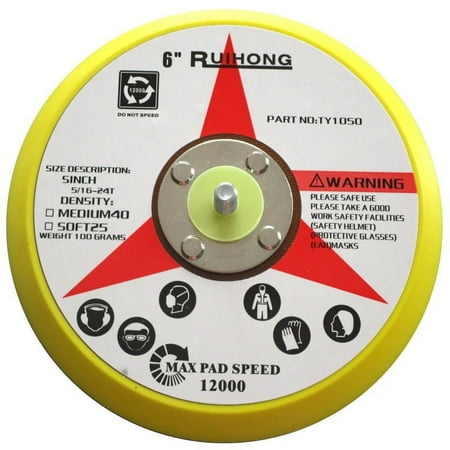 

6 Inches 150MM Sanding Disc Sand Wheel with 5/16 -24 Thread 10000 / min