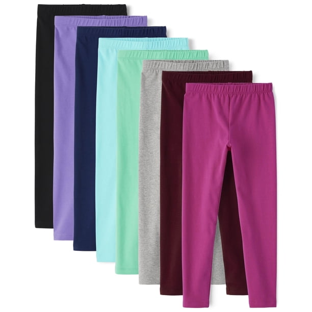 Leggins The Children's Place, paquete de 8 unidades, para niñas de 7 a 8 años