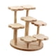 thumbnail image 3 of Elevadores de exhibición de madera, soporte de mesa para plantas, pedestal rústico, soporte de exhibición de mesa para figuras, coleccionables, velas,, 3 of 8