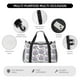 thumbnail image 4 of Disketp Violets Flowers Bolsa de Viaje Tipo Duffle, Bolso de Mano para Fin de Semana para Mujer, Bolsa de Gimnasio Ligera para Hombre, Esencial para Viajes, 4 of 7