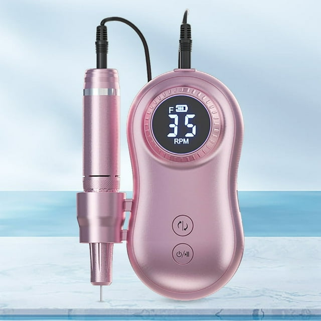 MesaSe 2 in 1 Manicure Machine Mini Electric Nail File With LCD Display For Gel Remover