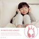 thumbnail image 5 of Auriculares para juegos con cable, forma de unicornio, LED brillante, auriculares para colocar sobre la oreja para niños, 5 of 6
