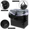 thumbnail image 5 of Gpoty Car Trash Can, Hanging Car Bin Foldable Car Trash Bag Waterproof Garbage Bin Storage Box for Car SUV Truck Minivan Auto Black, 5 of 7