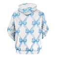 thumbnail image 3 of Pink Bow Pattern Men's Women New Sweatshirt Hoodie Men's Plus Size Sweatshirt Hooded Sweatshirt 3d Printed Street Men's Cloth, 3 of 6