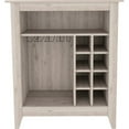 thumbnail image 2 of Gray Bar Storage Cabinet With One Drawer And Six Wine Modern Rack Open Shelving, 2 of 3