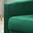 thumbnail image 4 of Miekor Furniture Hale 27.5" Green Velvet Accent Armchair with Tufting 73529, 4 of 5