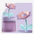 thumbnail image 4 of Pompotops 260 ML Mini Cute USB Humidifier With Light, Quiet Cool Mist Humidifier For Bedroom And Office, Flower Plants Shaped, Easy To Clean, 4 of 7