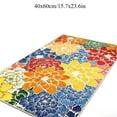 thumbnail image 2 of Miwamany Indoor Outdoor Area Rug, Washable Tropical Floral Non Slip Polyester Carpet with Rubber Backing, Waterproof Patio Mat for Living Room Poolside Backyard Balcony Camping High Traffic Decor, 2 of 5