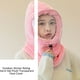 thumbnail image 5 of Gorro De Esquí De Invierno, Calentador De Cuello, Gorro Antivaho, Pasamontañas, Gorro Cálido A Prueba De Viento Con Protector Facial Para Mujeres, Hombres, Ciclismo, Esquí Yuarrent OD015503-01, 5 of 6