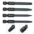 thumbnail image 4 of Lefu 65mm SQ0 SQ1 SQ2 Square Head Screwdriver Bits Set Hex Shank Magnetic Screwdriver, 4 of 9