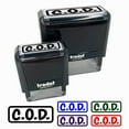 thumbnail image 1 of COD Cash on Delivery Bold Border Self-Inking Rubber Stamp Ink Stamper for Business Office - Black Ink - Small 1-1/2 Inch, 1 of 7