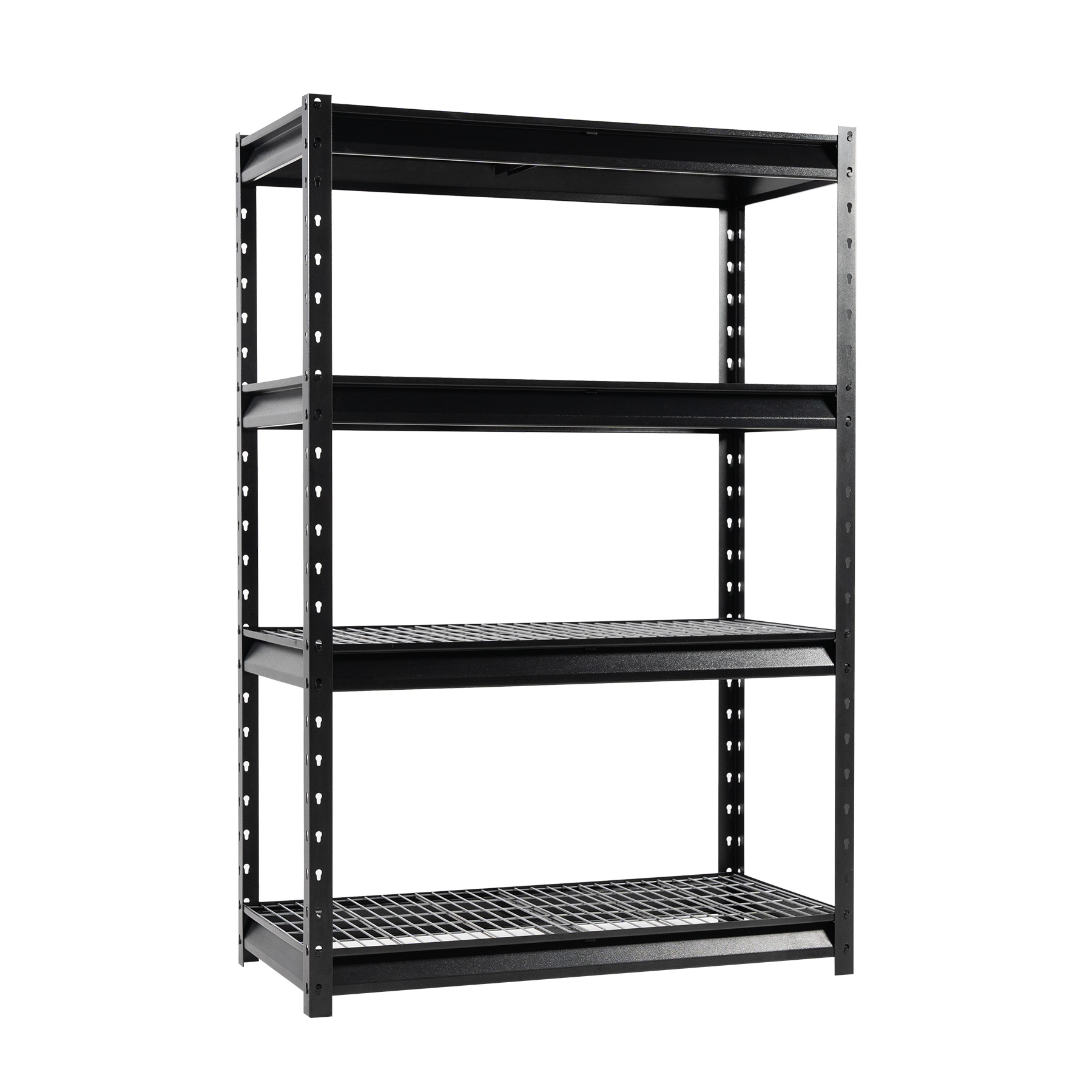 Shuntong The Atlas 4 Tier Heavy Duty Industrial Shelving Unit Load 12000 Lbs 48 W X 24 D X 72 1907