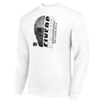 thumbnail image 2 of Men's Starter  White Philadelphia Flyers Half Helmet Team Logo Pullover Sweatshirt, 2 of 3