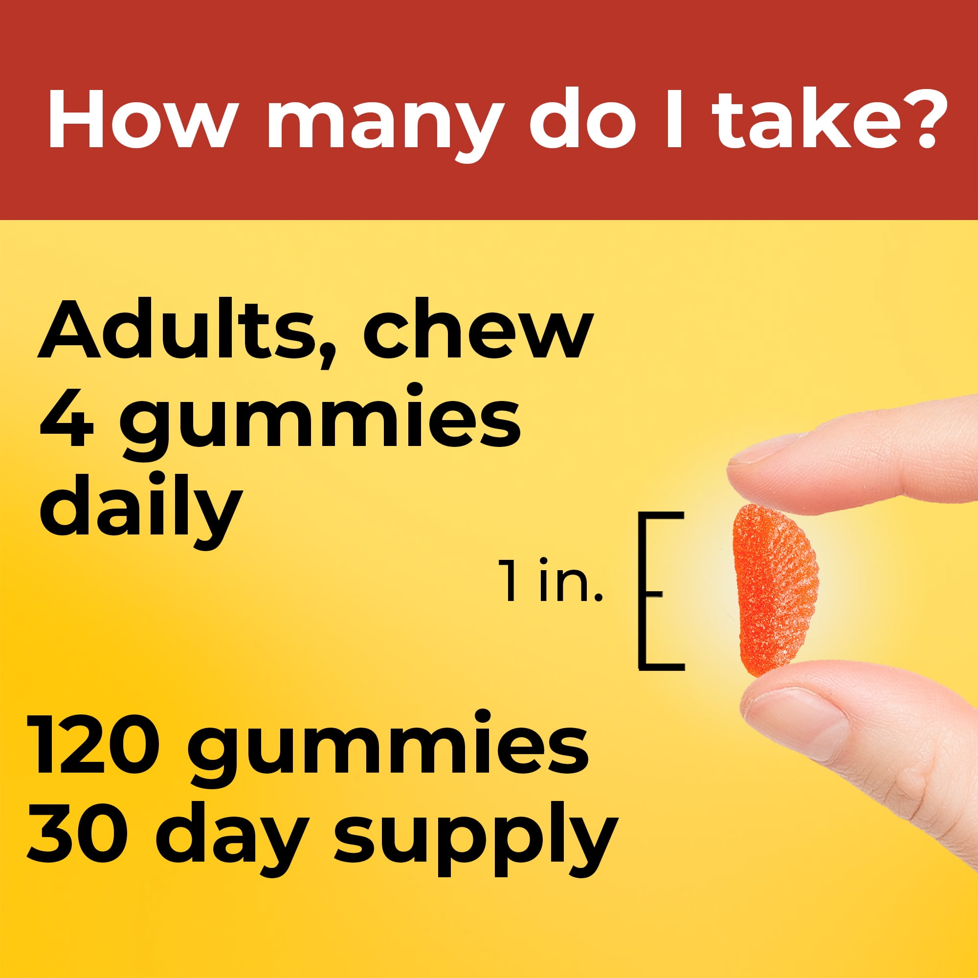 (3 pack) Nature Made Maximum Strength Dosage Vitamin C Gummies, 1000mg per Serving, 120 Count